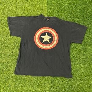 Retro Captain America Classic Marvel GraphicTee